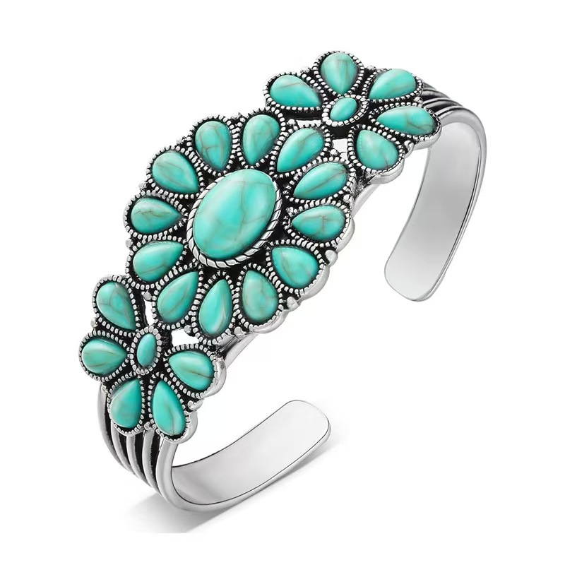 Turquoise Stackable Bohemia Cuff Bracelet 