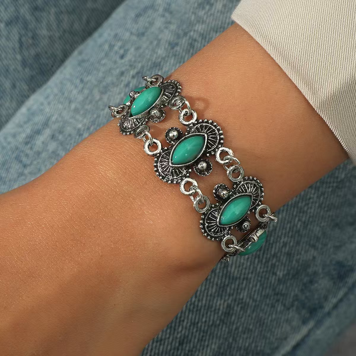 Bohemia Retro Turquoise Bracelet 