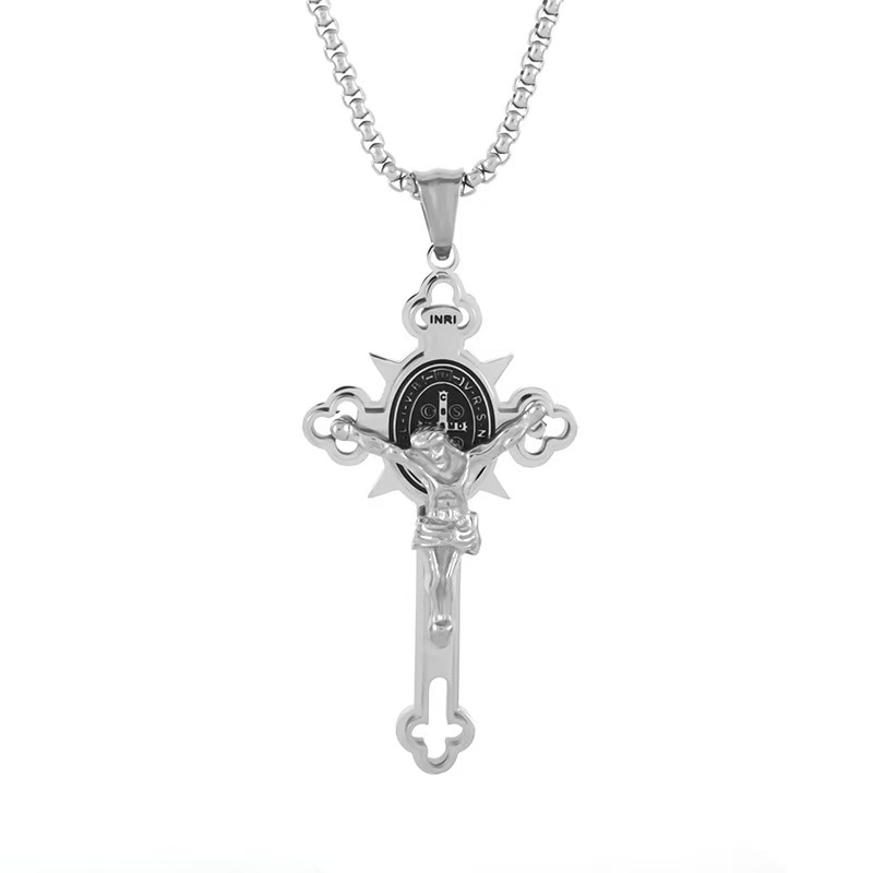 Men's Stainless Steel Cross Necklace