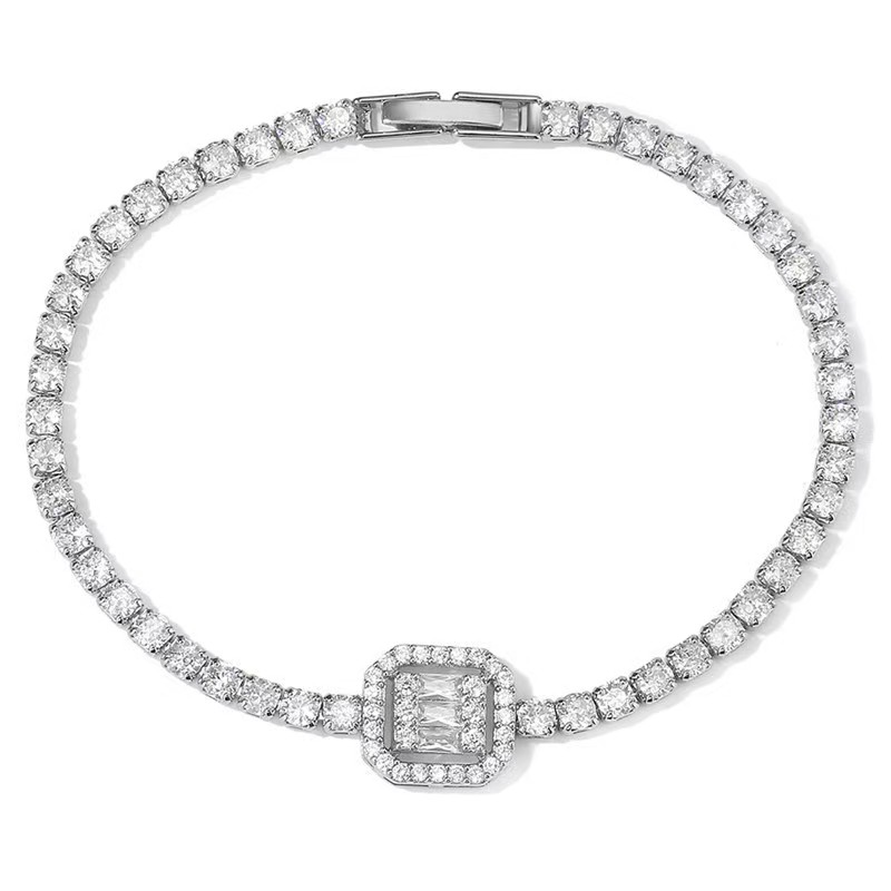 European and American-inspired fashion zircon bracelet 
