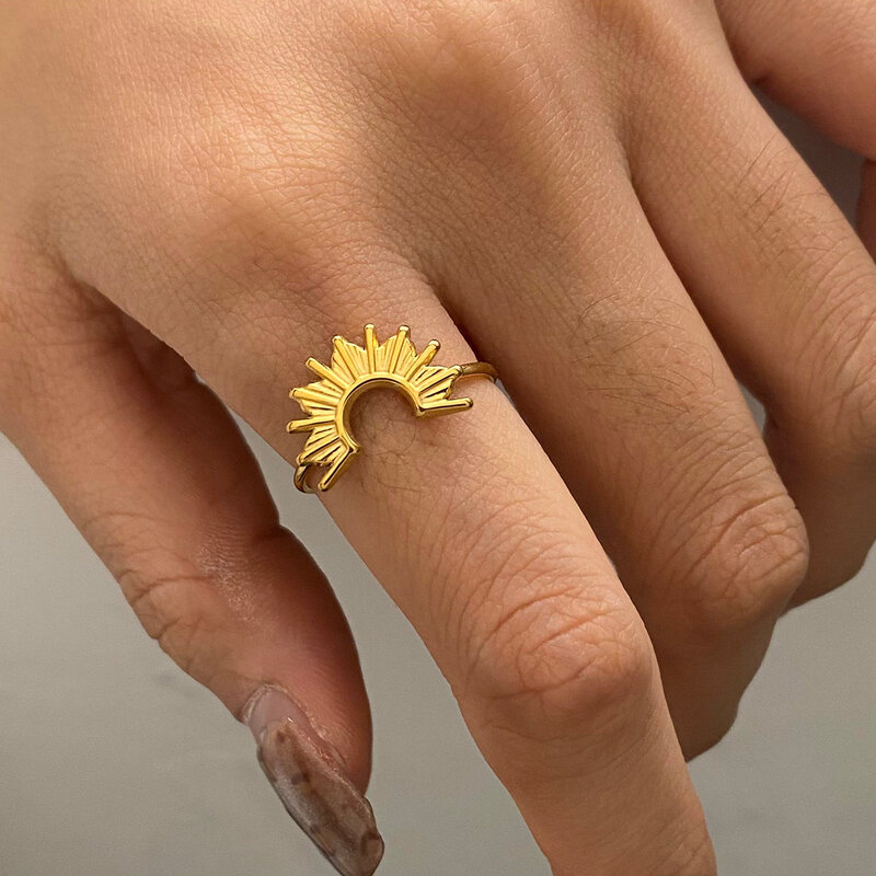 Stainless Steel Zirconia Stackable Ring